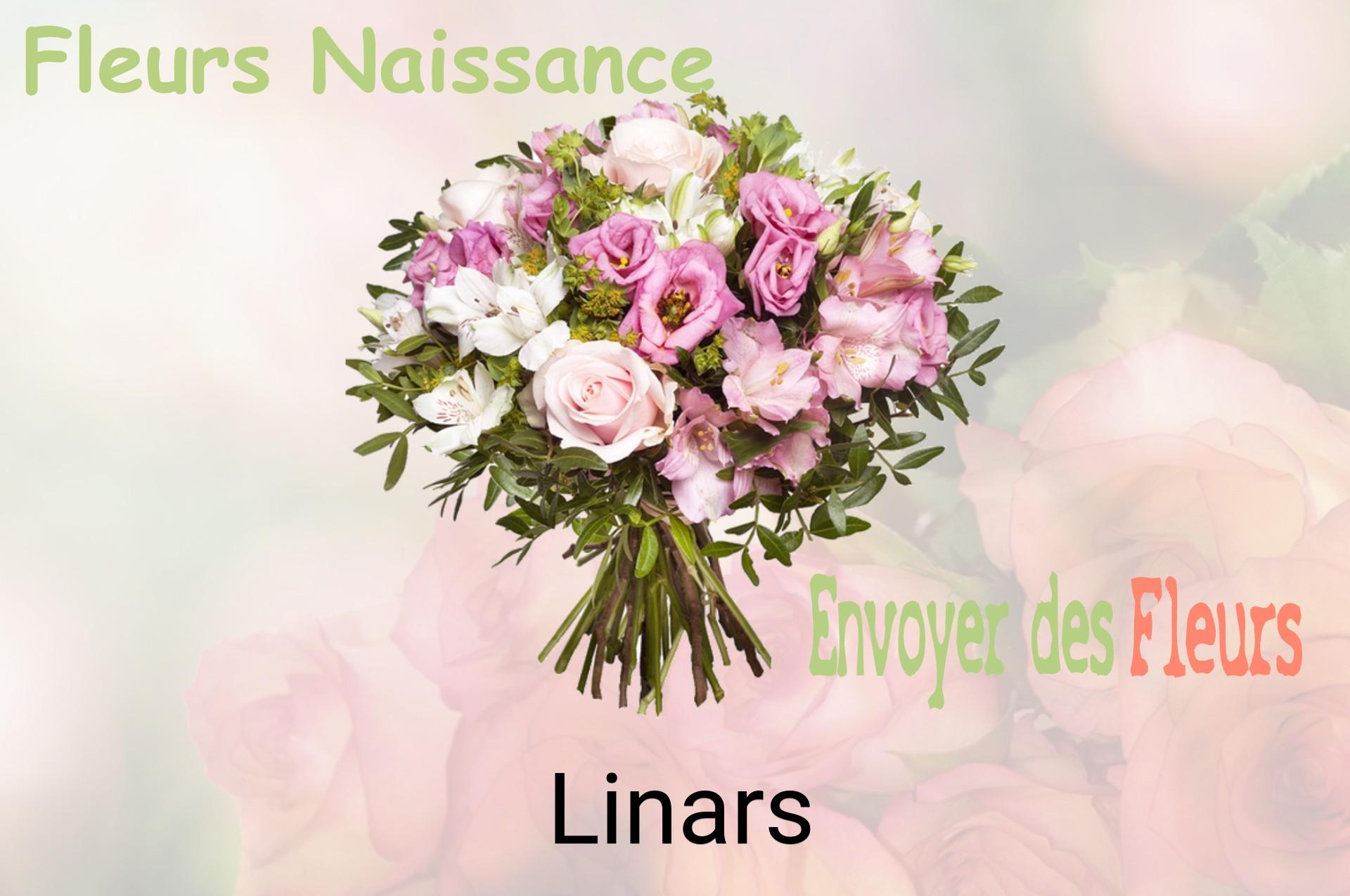 Bouquet de fleurs de naissance livré à Linars